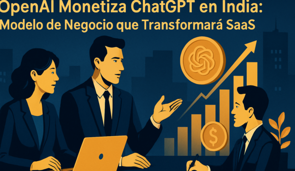 OpenAI Monetiza ChatGPT en India: Modelo de Negocio que Transformará SaaS OpenAI Monetiza ChatGPT en India: Modelo de Negocio que Transformará SaaS